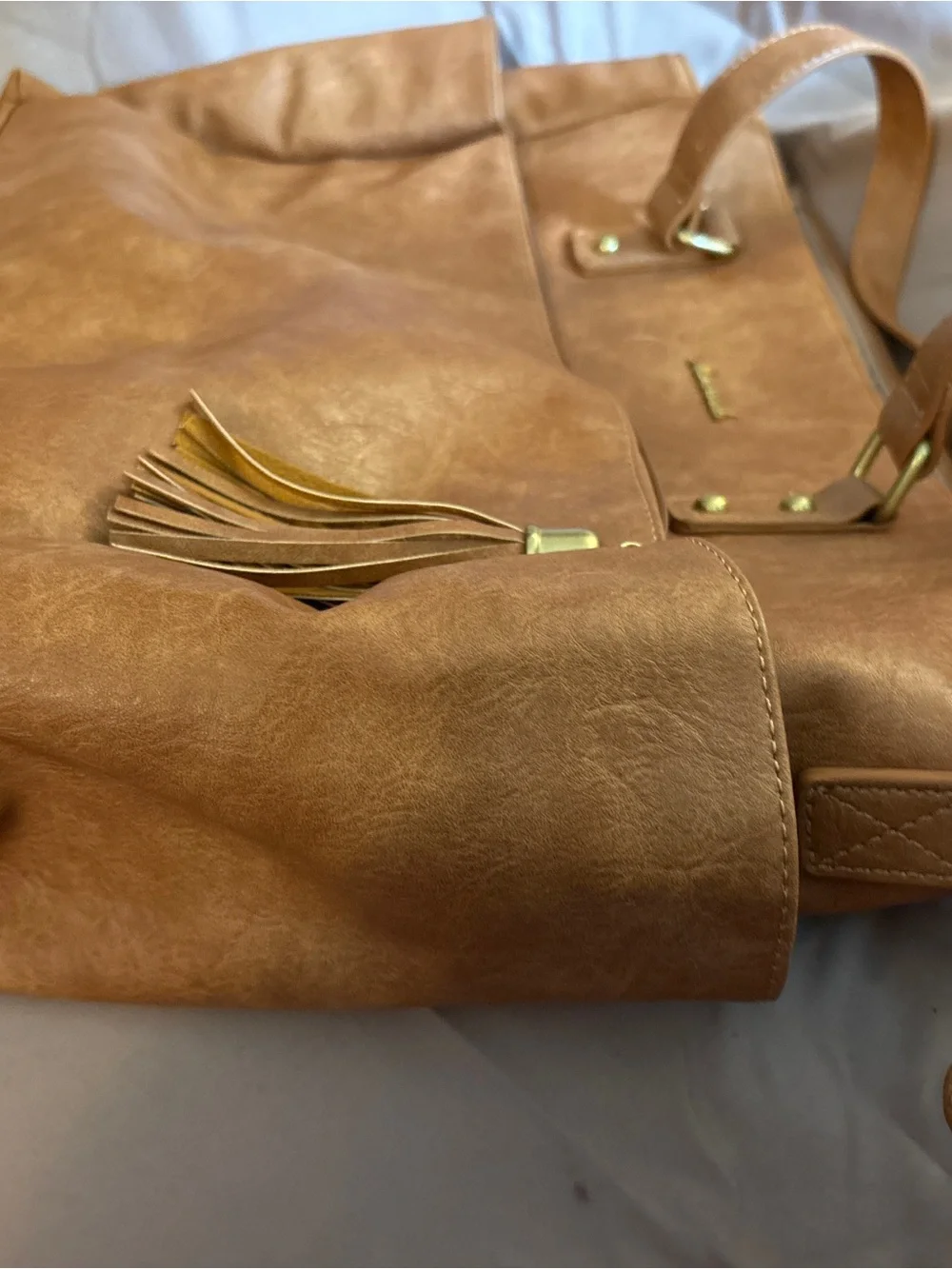 Lovelook tan tote